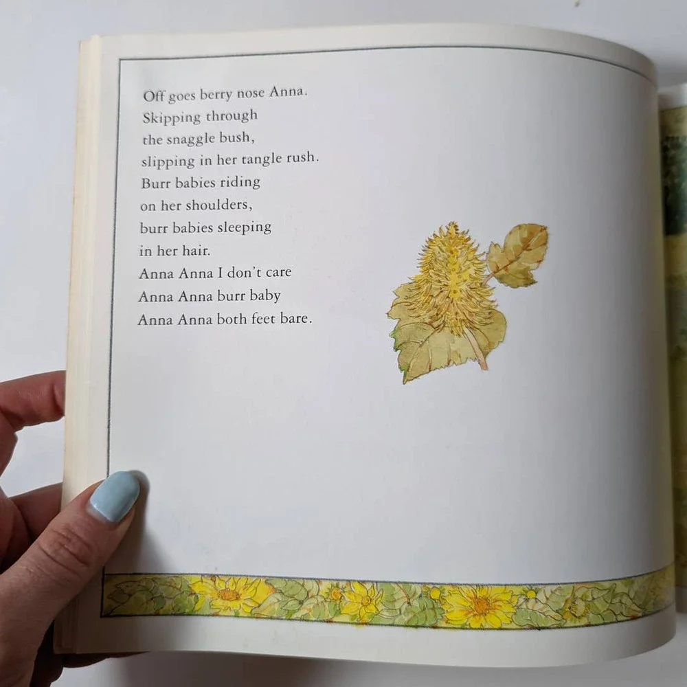 Wild Wild Sunflower Child Anna (1991) by Nancy Carlstrom Vintage Softcover‎ Book